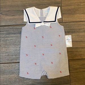 NWT nautical romper